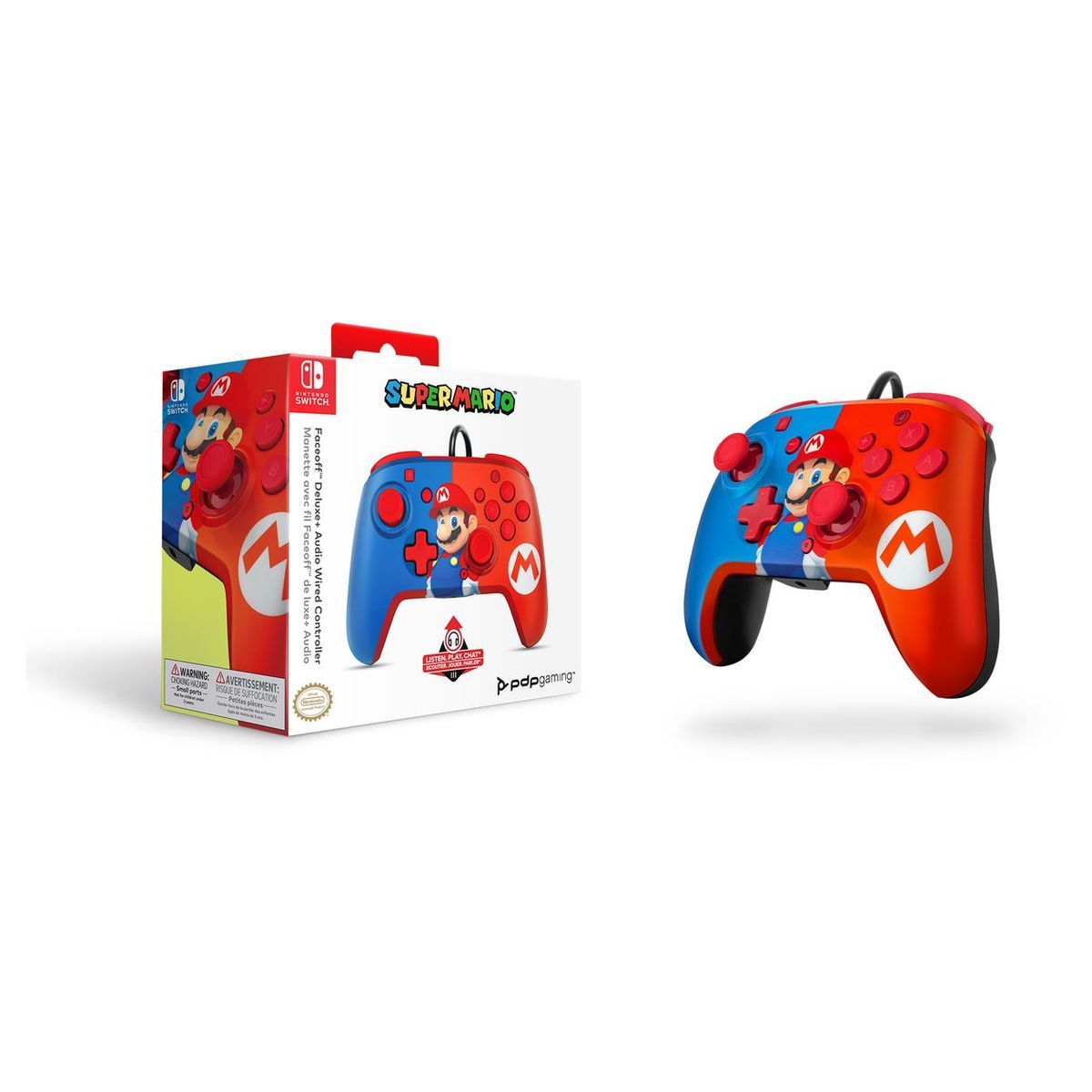 Manette Filaire Mario Nintendo Switch