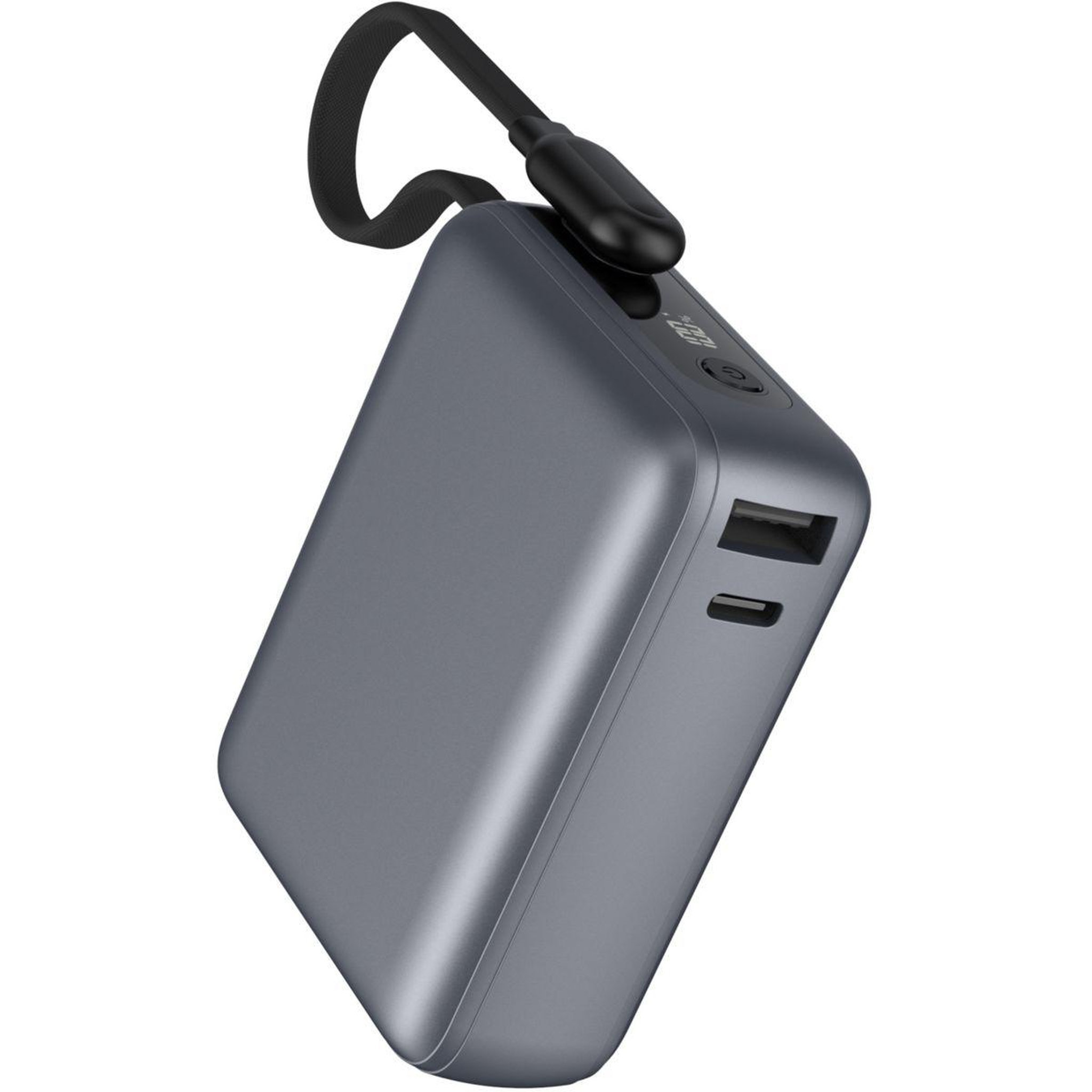 Voir la diapositive 2 : FORCE POWER Batterie externe 10000mah usb-a/usb-c + cable usb-c 30w