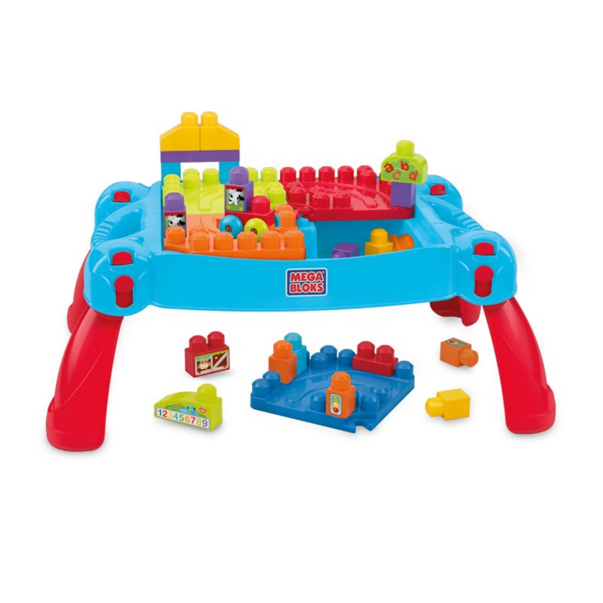 MEGABLOKS Table de construction 3en1 pas cher Auchan