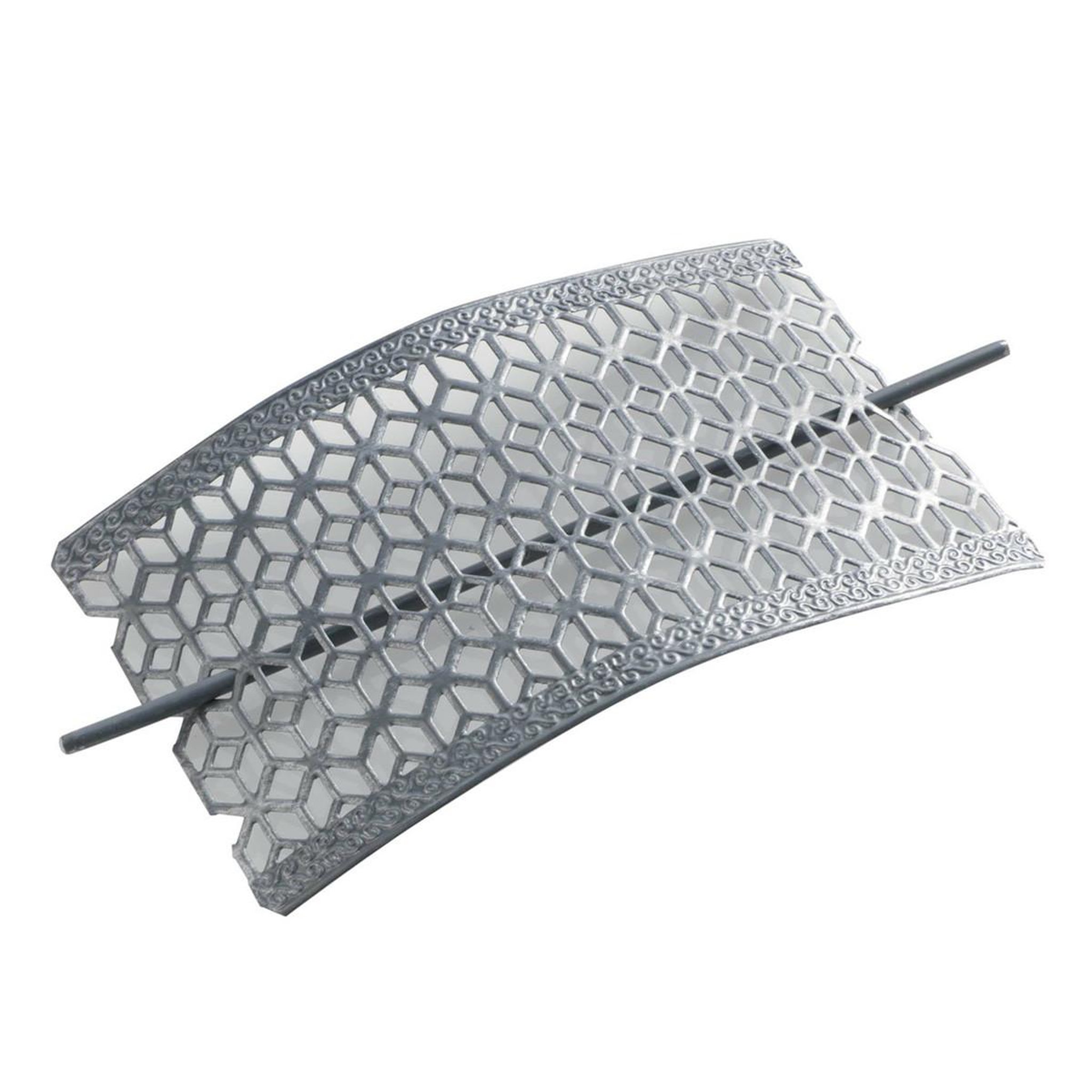 Douceur d'Intérieur Embrasse de rideau broche  ruchea  17cm gris