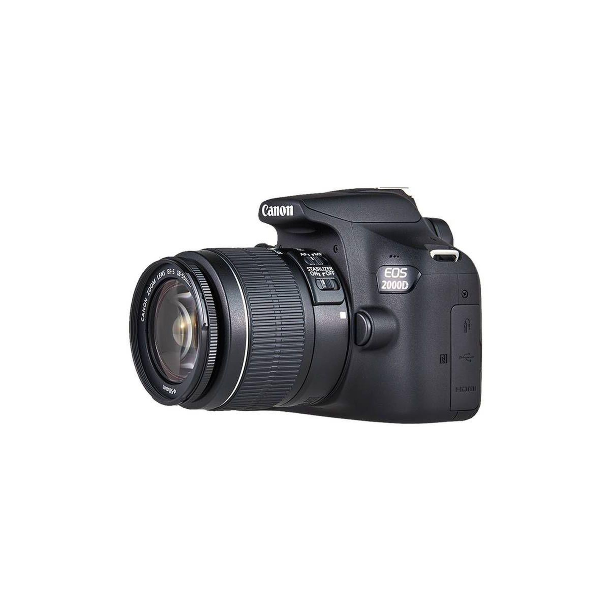 Voir la diapositive 2 : Canon Appareil photo Reflex EOS 2000D+EF-S 18-55 IS II+Etui+SD16Go