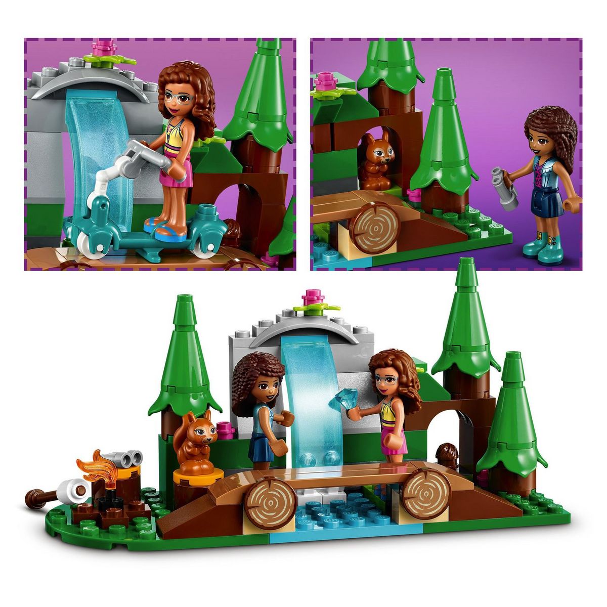 LEGO Friends 41677 - La cascade dans la forêt