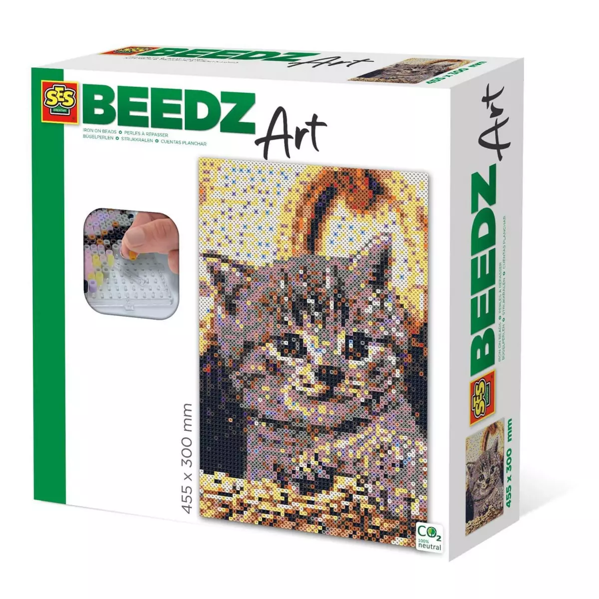 SES Creative Perles à repasser : Beedz art : Chat