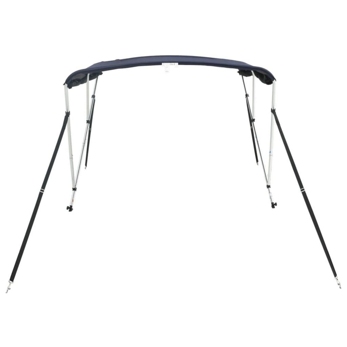 VIDAXL Toit bimini a 3 arceaux parois en maille 183x(137-152)x137 cm