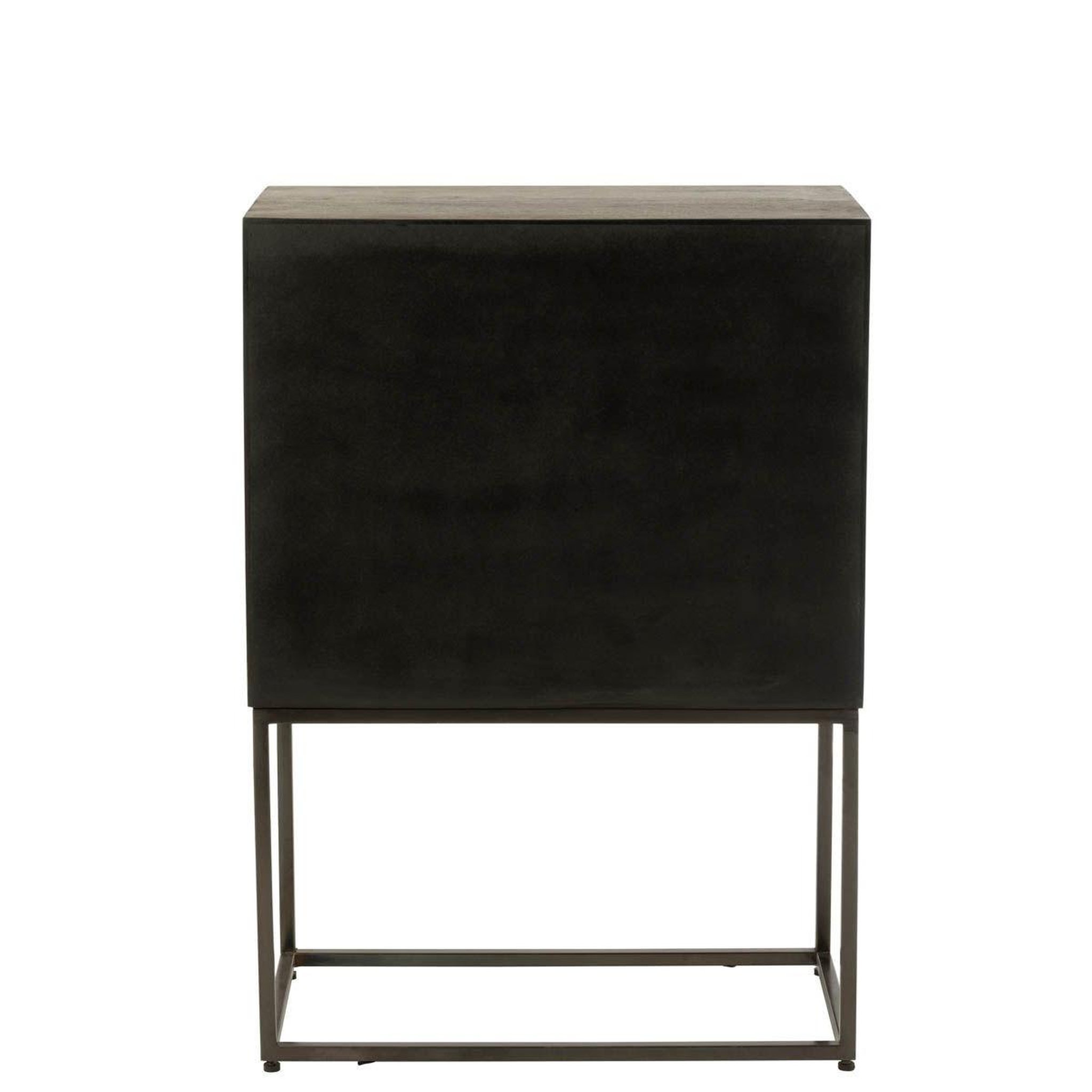 Voir la diapositive 5 : J-LINE Commode 2 portes sur pied  pino  122cm marron