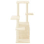Voir la diapositive 4 : VIDAXL Arbre a chat avec griffoirs en sisal creme 97,5 cm