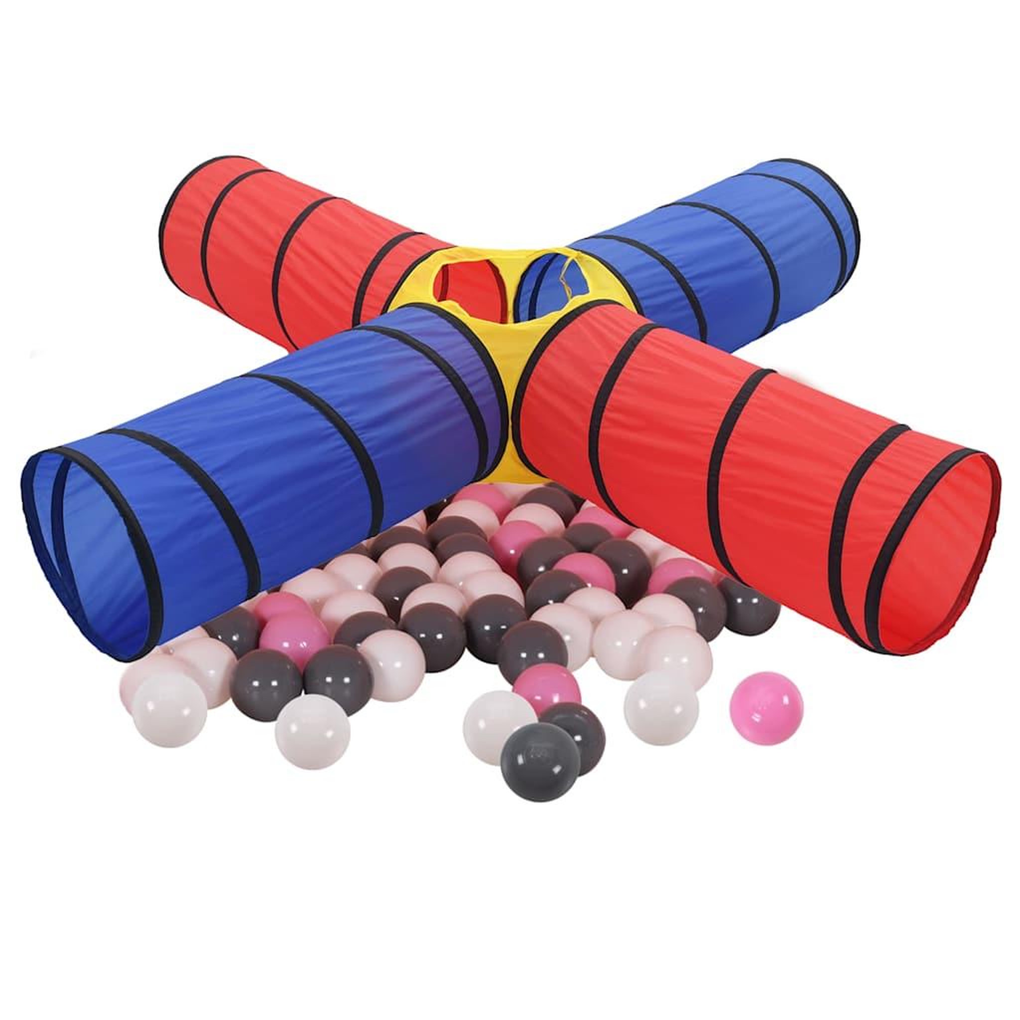Voir la diapositive 2 : VIDAXL Tunnel de jeu pour enfants avec 250 balles Multicolore