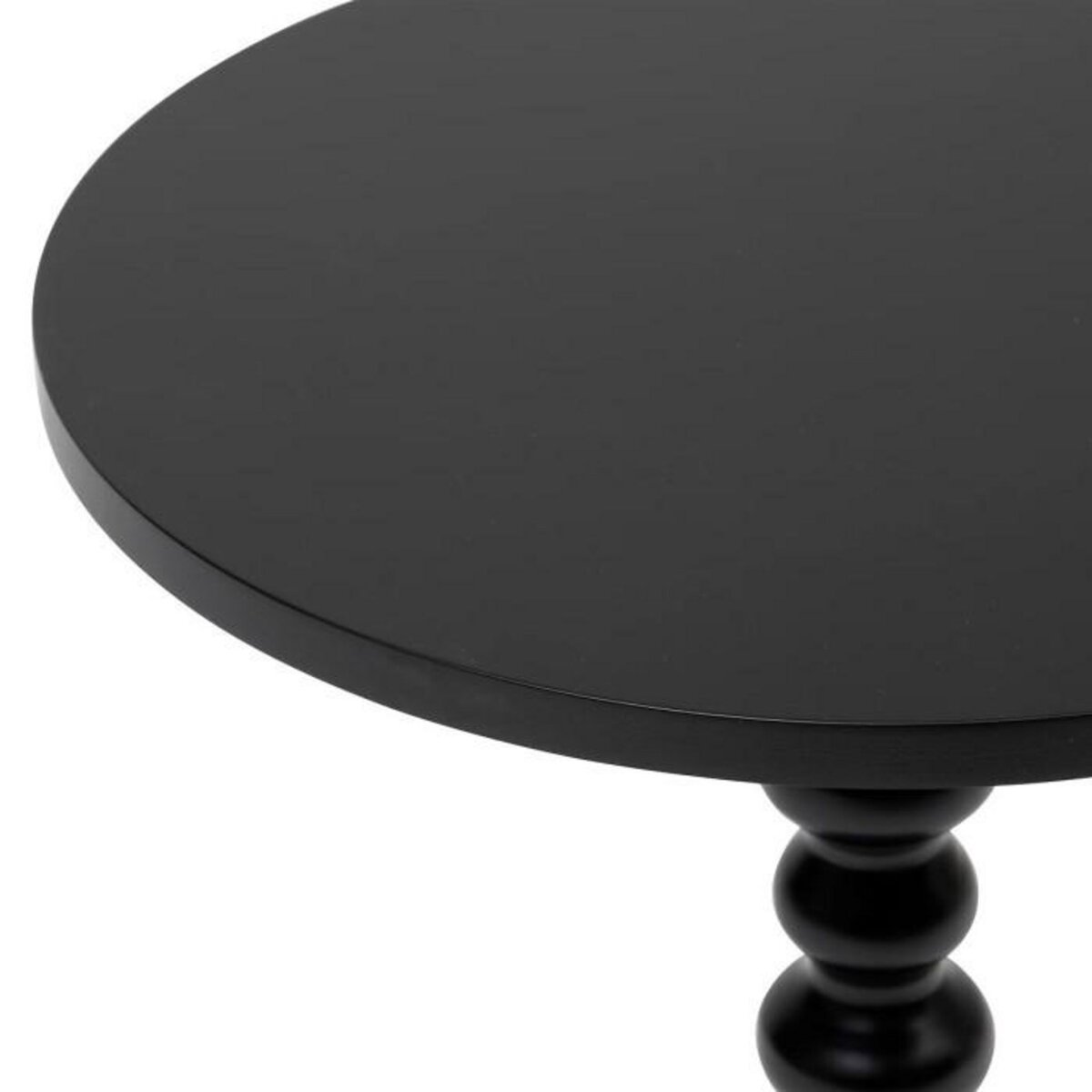 ATMOSPHERA Table d'Appoint Ronde  Alix  50cm Noir