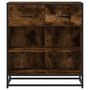 Voir la diapositive 4 : VIDAXL Buffet chene fume 68x35x76 cm bois d'ingenierie