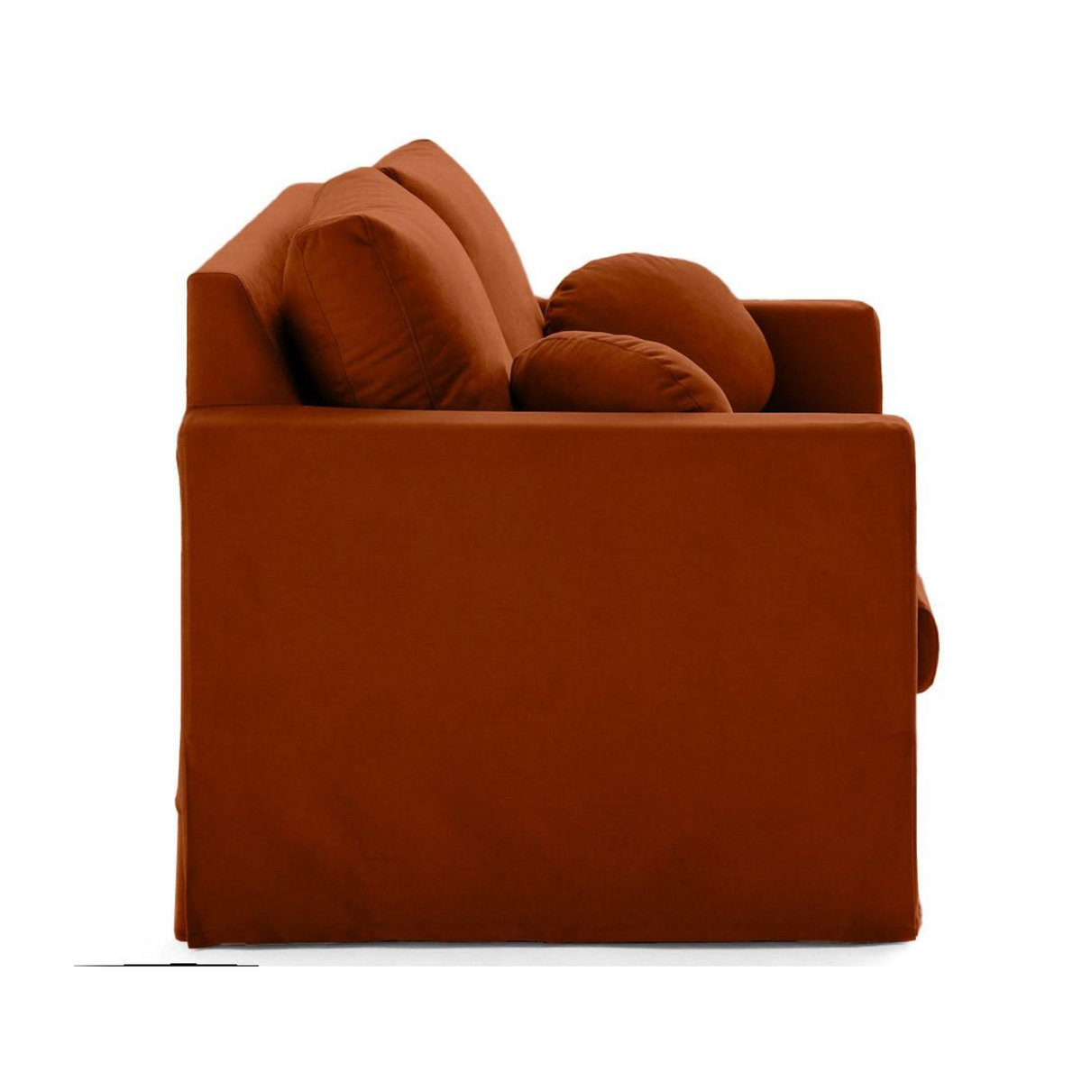 LISA DESIGN Serena - canapé droit déhoussable 2 places en tissu