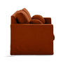 Voir la diapositive 4 : LISA DESIGN Serena - canapé droit déhoussable 2 places en tissu