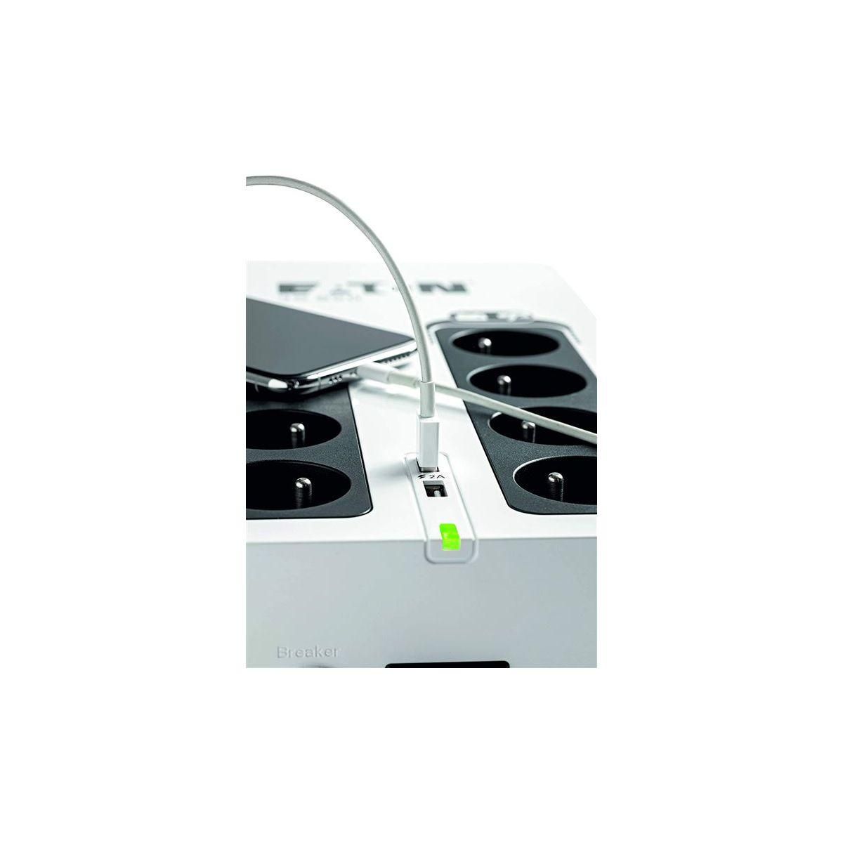 Eaton Onduleur 3S 850VA  3S850F 8 prises+ 2USB-A