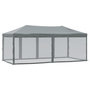 Voir la diapositive 5 : VIDAXL Tente de reception pliable avec parois Anthracite 3x6 m