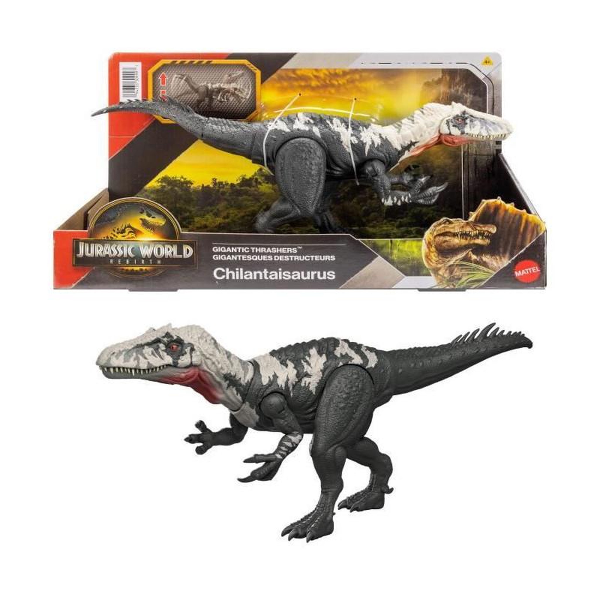 JURASSIC Jurassic World - Figurine articulée Chilantaisaurus Géants féroces - Jouet - Jurassic World - JGB95