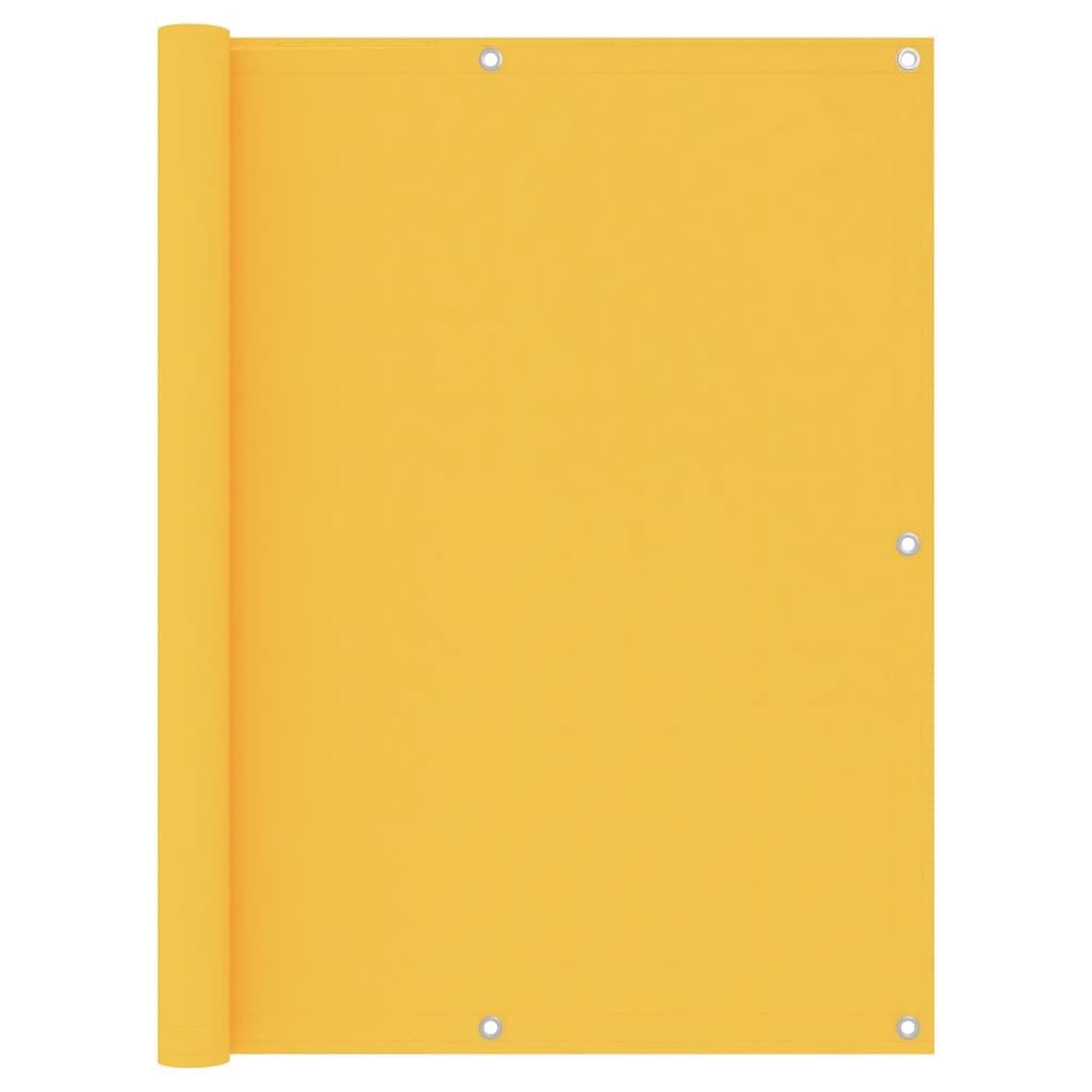 Voir la diapositive 1 : VIDAXL Ecran de balcon Jaune 120x600 cm Tissu Oxford