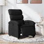 Voir la diapositive 1 : VIDAXL Fauteuil inclinable electrique Noir Tissu