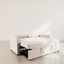 Voir la diapositive 4 : BEST MOBILIER Ernest - canapé droit 3 places convertible en velours côtelé