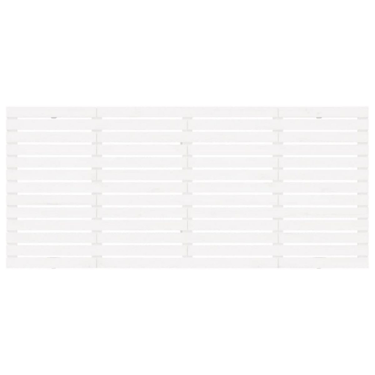 VIDAXL Tete de lit murale Blanc 186x3x91,5 cm Bois massif de pin