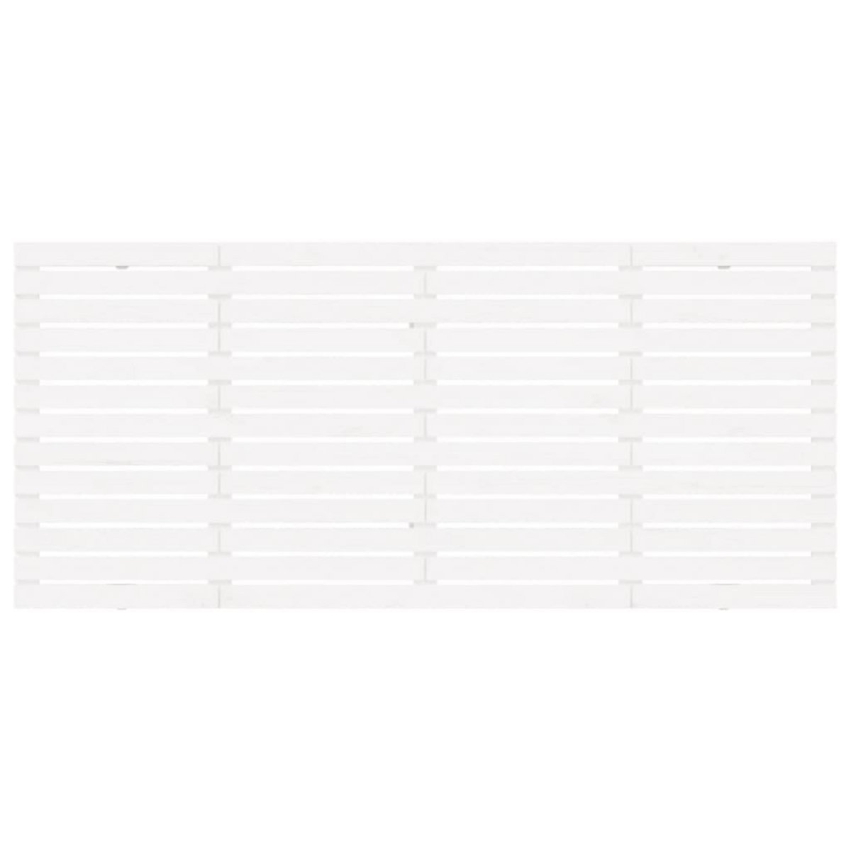 VIDAXL Tete de lit murale Blanc 186x3x91,5 cm Bois massif de pin