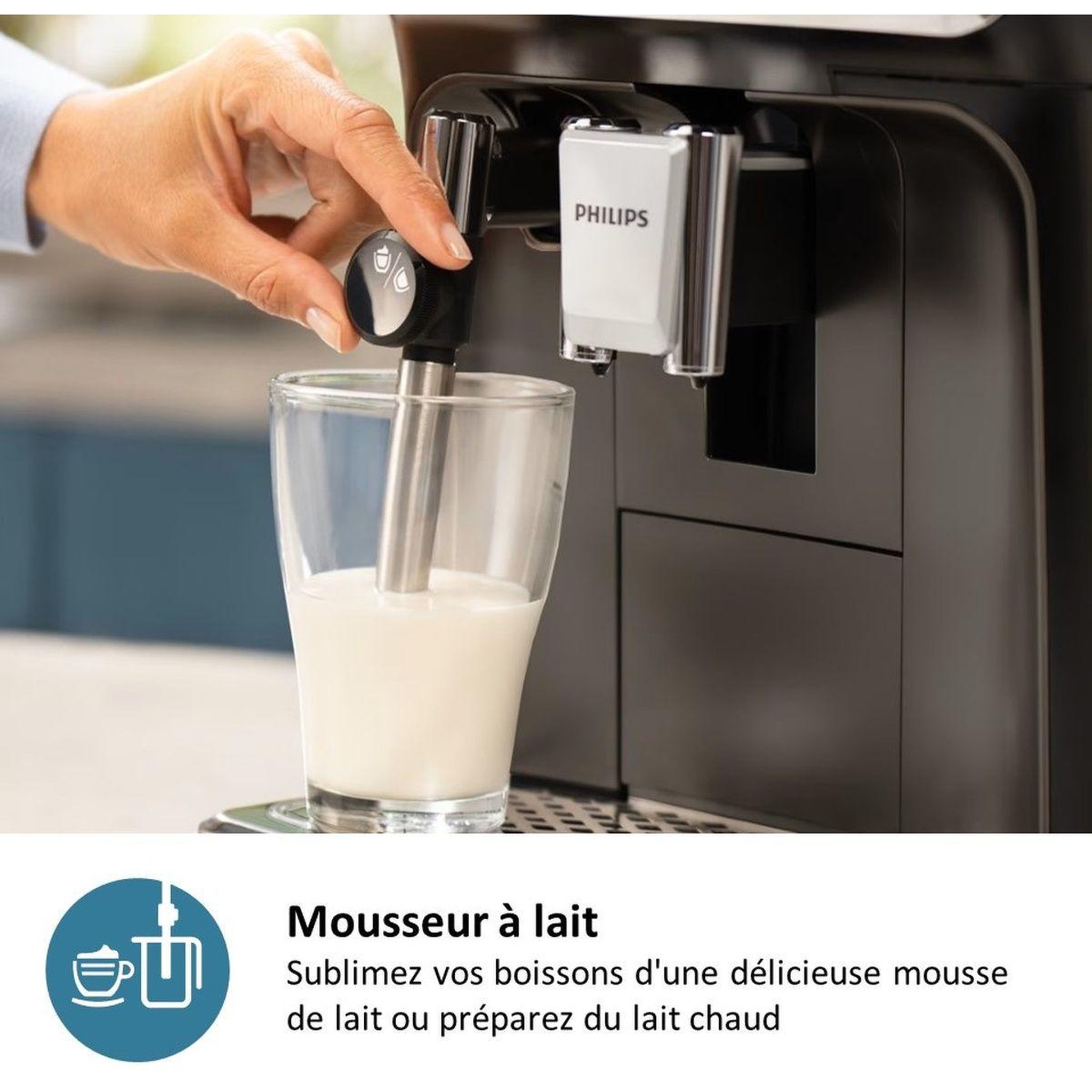 Voir la diapositive 5 : Philips Expresso broyeur silent brew ep3329/70