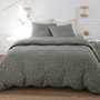 Voir la diapositive 4 : ATELIER DU COTON Housse de couette 240x220cm + 2 taies d'oreiller imprimées 100% gaze de coton