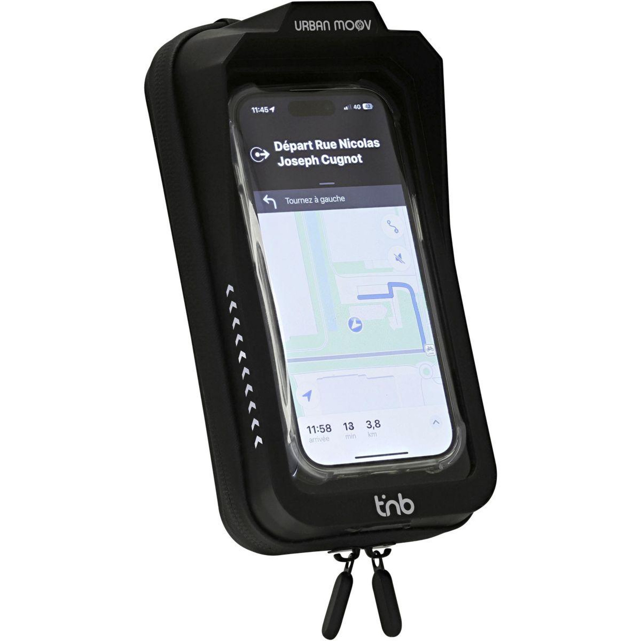 Voir la diapositive 5 : TNB Support smartphone en coque rigide avec Quick Lock
