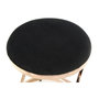 Voir la diapositive 2 : Paris Prix Tabouret Design  Weyda  49cm Noir & Or Rose