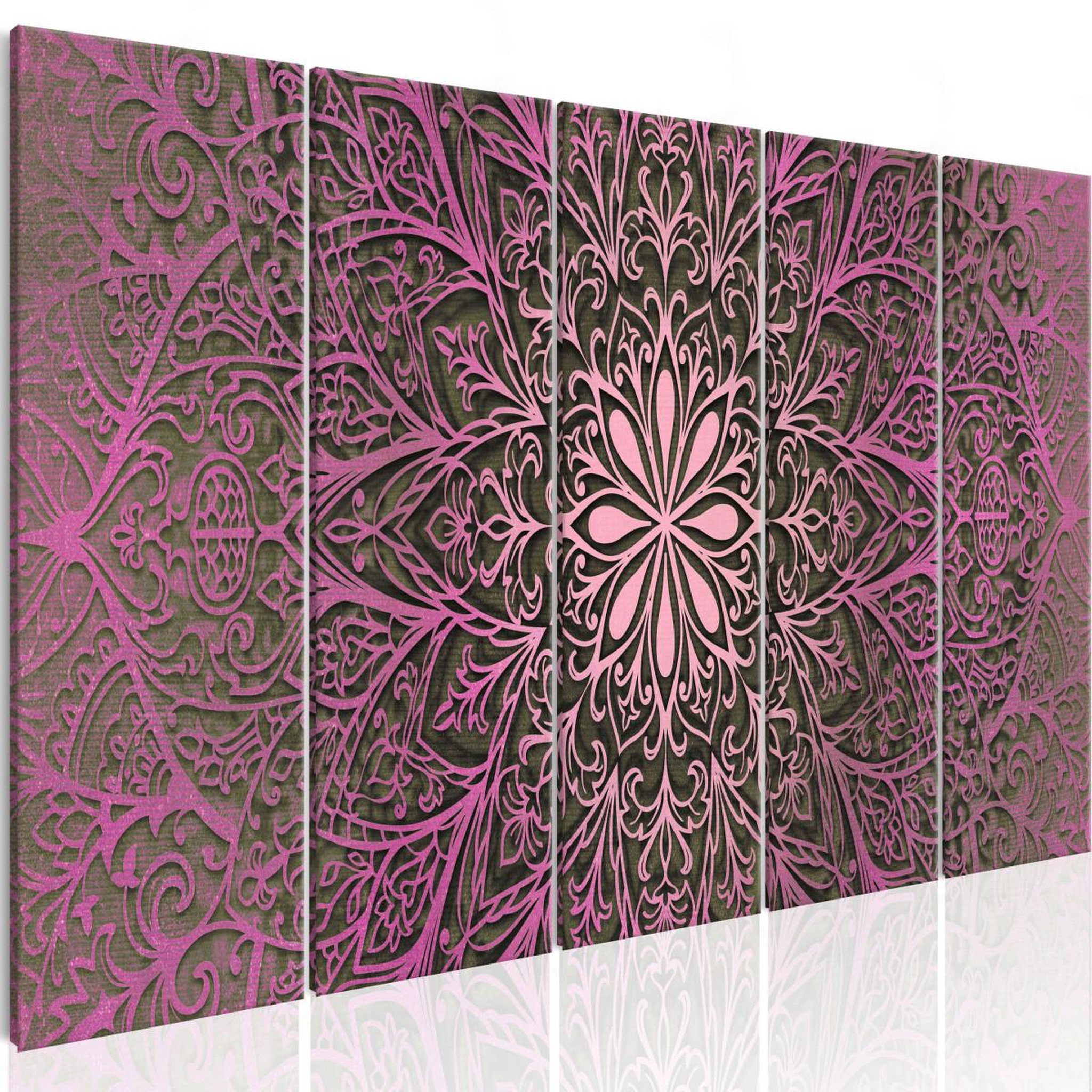 Voir la diapositive 1 : Paris Prix Tableau Imprimé  Pink Mandala