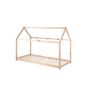 Voir la diapositive 2 : Paris Prix Lit Enfant & Matelas  Cabane  90x200cm Naturel