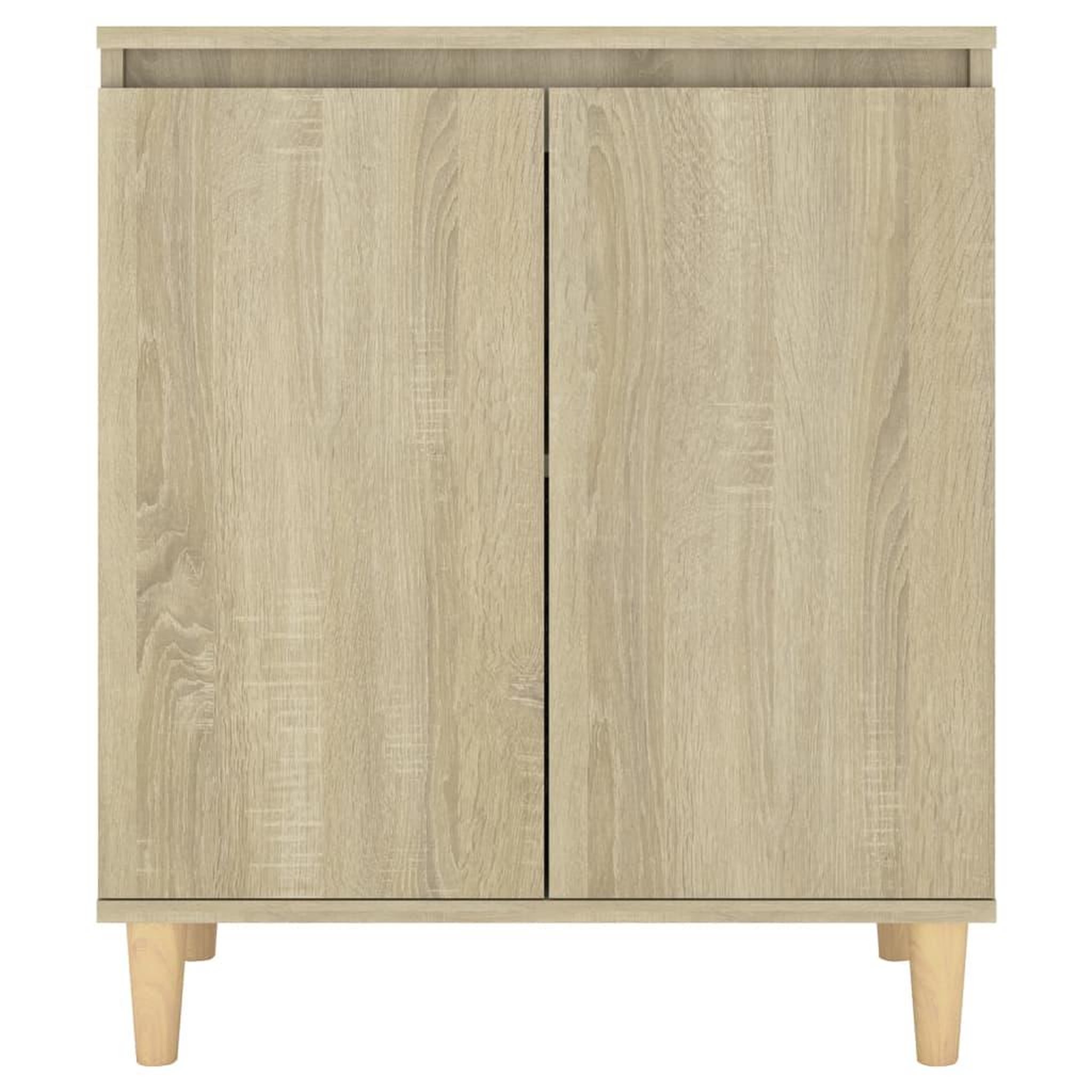 Voir la diapositive 5 : VIDAXL Buffet avec pieds en bois Chene sonoma Bois d'ingenierie