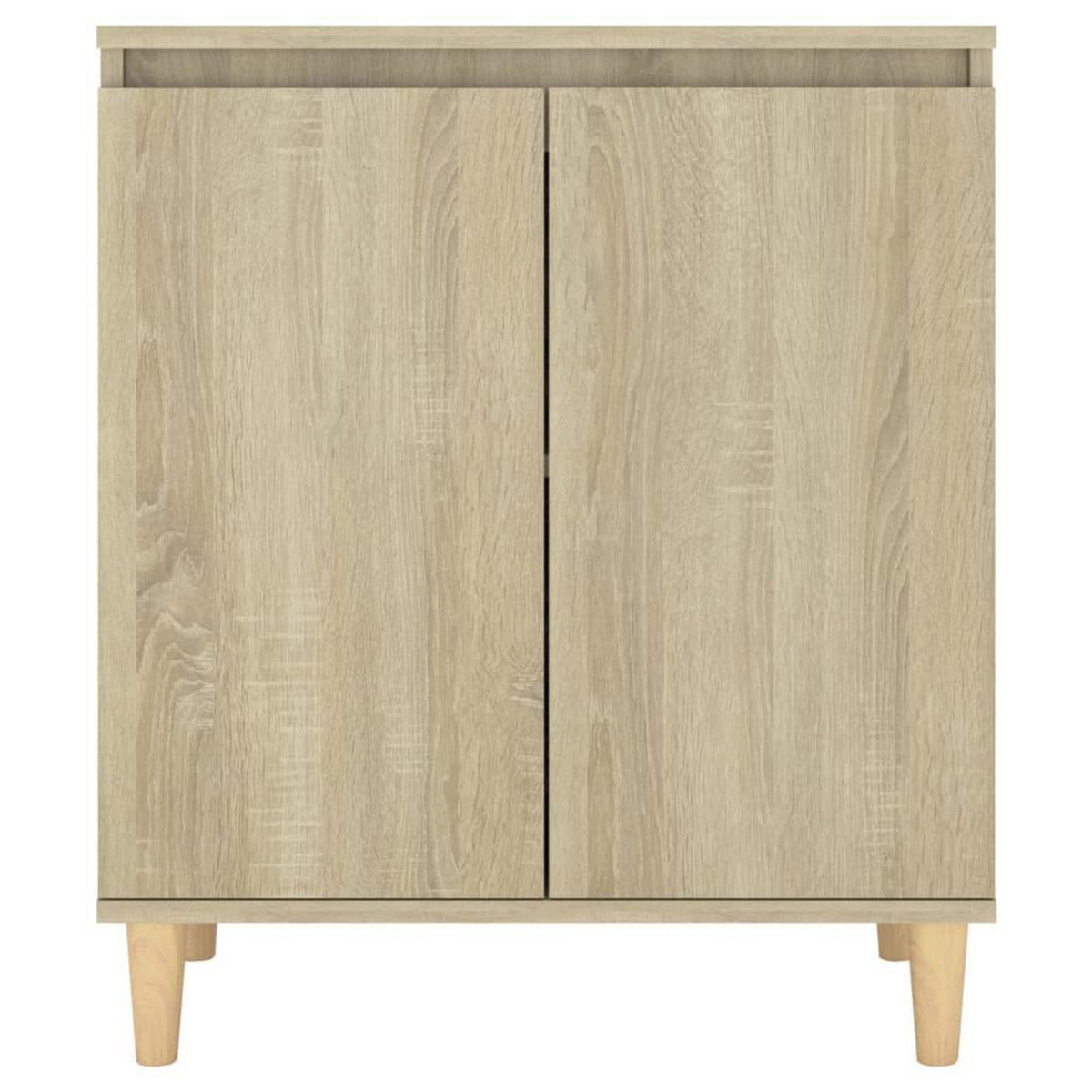 VIDAXL Buffet avec pieds en bois Chene sonoma Bois d'ingenierie
