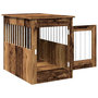 Voir la diapositive 5 : VIDAXL Meuble de cage chiens vieux bois 55x80x68 cm bois d'ingenierie
