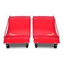 Voir la diapositive 3 : VIDAXL Lot de 2 chariot de visite 500kg
