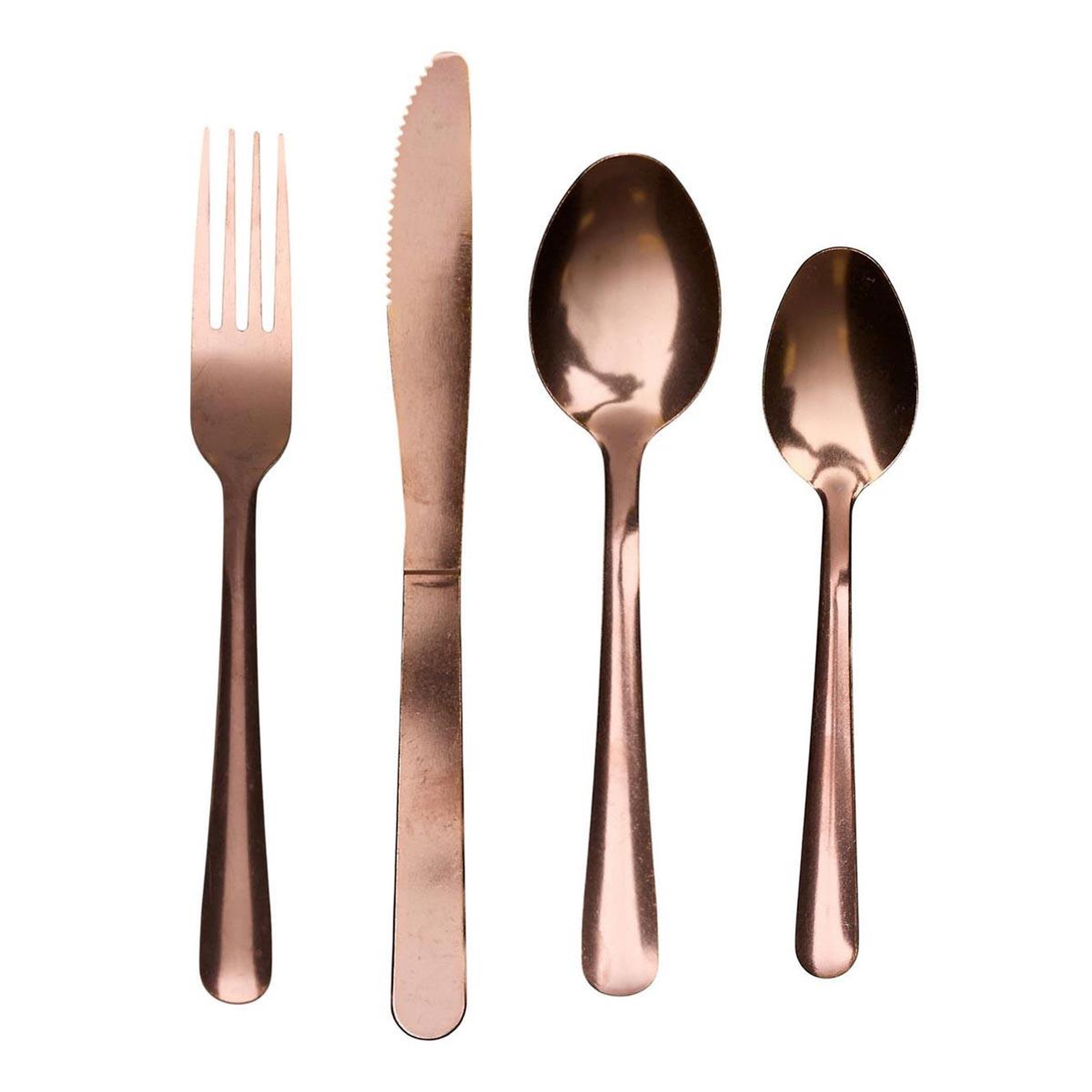 The Home Deco Factory Ménagère 16 Pièces  Harmony  20cm Cuivre