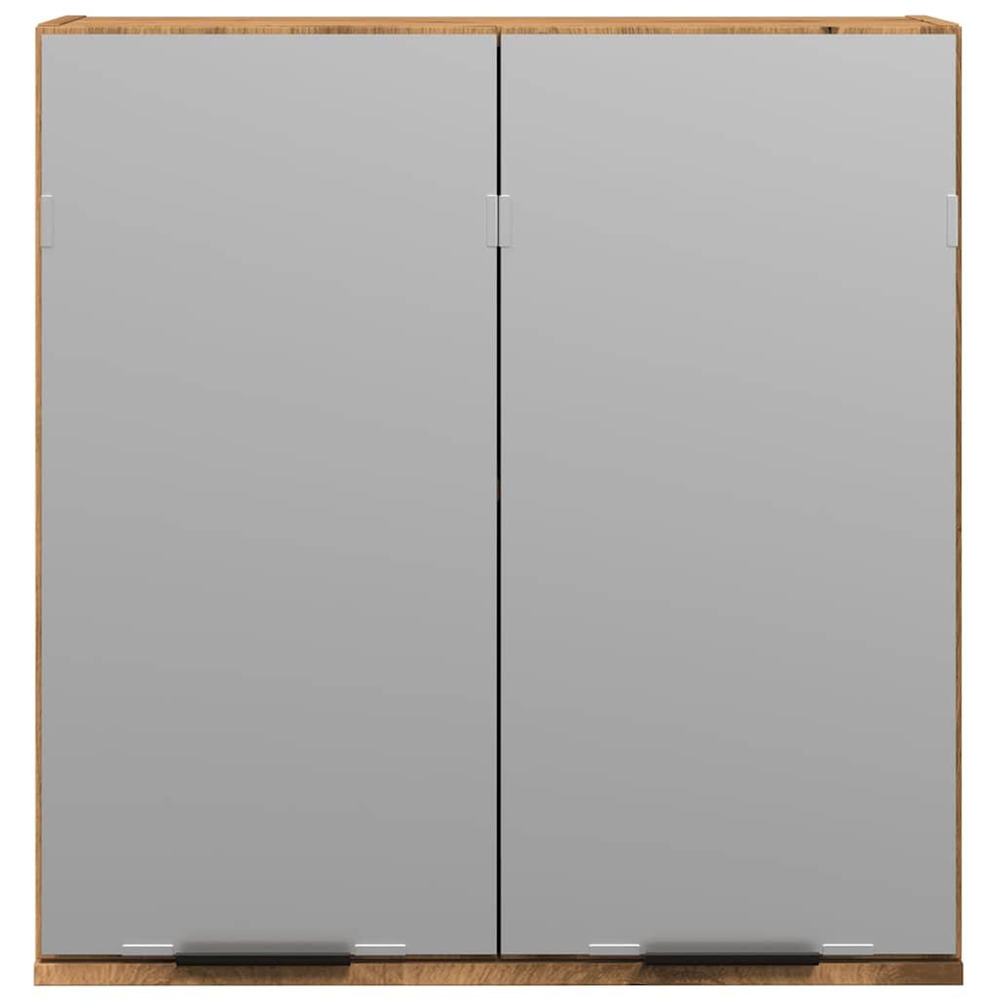 Voir la diapositive 4 : VIDAXL Armoire a miroir de salle de bain chene artisanal 64x20x66,5 cm
