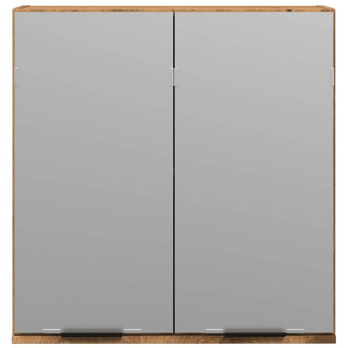 VIDAXL Armoire a miroir de salle de bain chene artisanal 64x20x66,5 cm