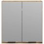 Voir la diapositive 4 : VIDAXL Armoire a miroir de salle de bain chene artisanal 64x20x66,5 cm