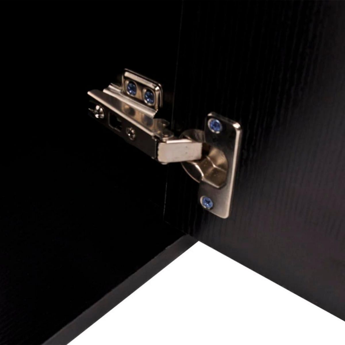 VIDAXL Meuble de salle de bain 11 pcs avec lavabo et robinet Noir