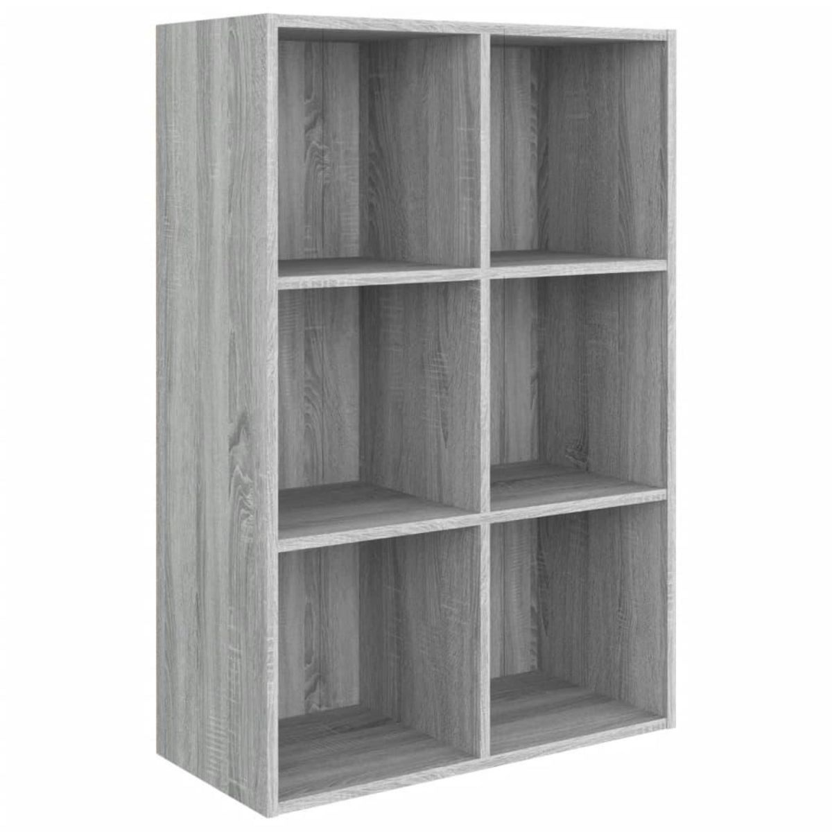 VIDAXL Bibliotheque/Buffet Sonoma gris 66x30x98 cm Bois d'ingenierie