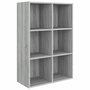Voir la diapositive 2 : VIDAXL Bibliotheque/Buffet Sonoma gris 66x30x98 cm Bois d'ingenierie