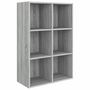 Voir la diapositive 2 : VIDAXL Bibliotheque/Buffet Sonoma gris 66x30x98 cm Bois d'ingenierie