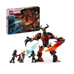 LEGO LEGO Marvel 76289 Figurine de Thor contre Surtur a construire, Set de super-héros