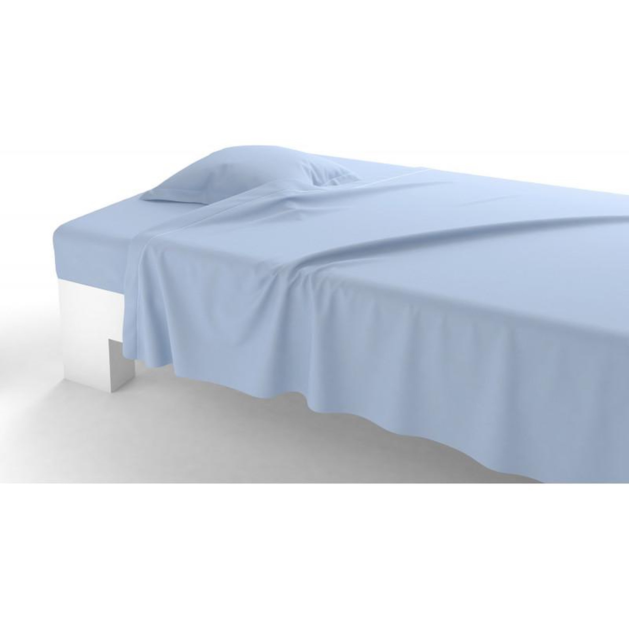 Voir la diapositive 3 : ANNE DE SOLENE DRAP HOUSSE 140 x 190 ANNE DE SOLENE VEXIN-DH-1419-AZUR