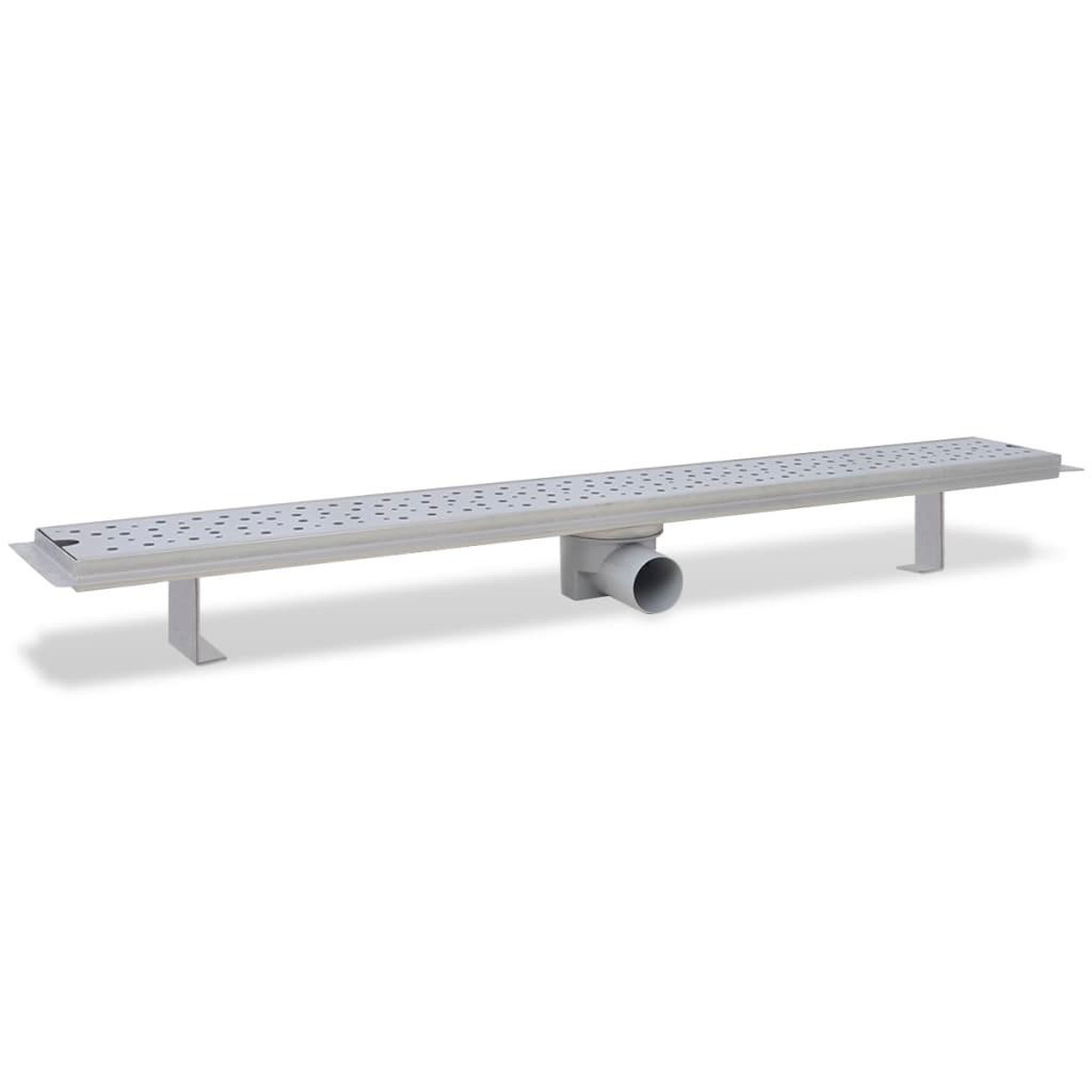 Voir la diapositive 4 : VIDAXL Drain de douche lineaire 930x140 mm acier inoxydable