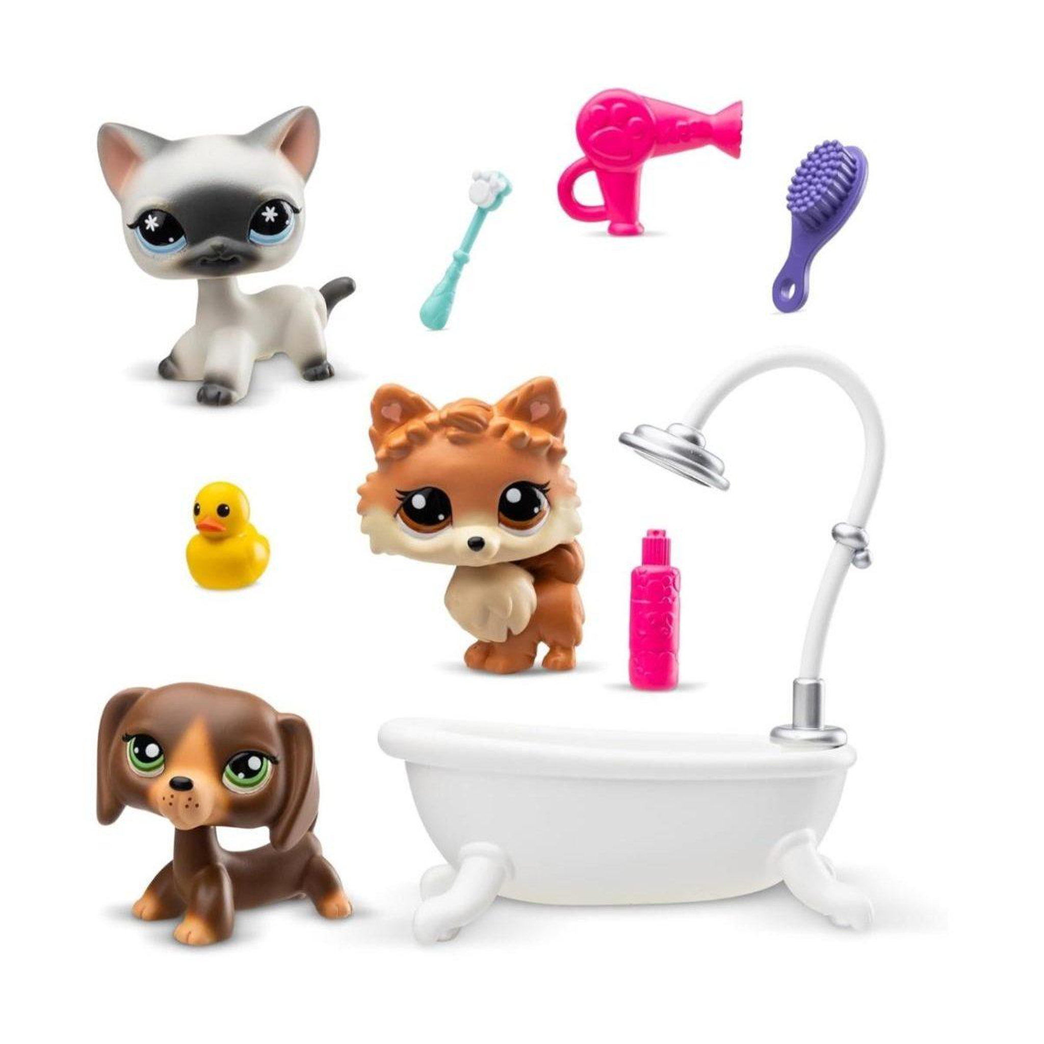 HASBRO Figurines littlest pet shop  00638 - coffret salon de toilettage