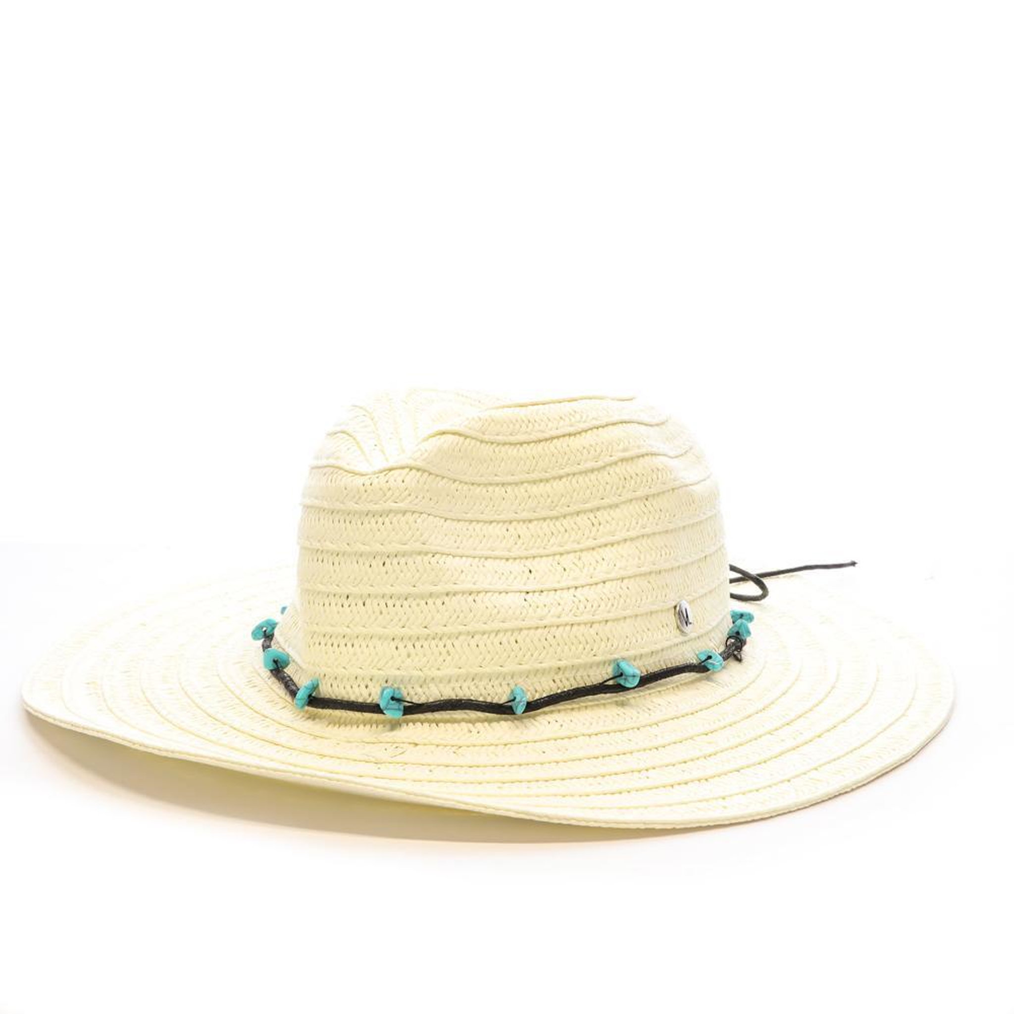 Voir la diapositive 2 : Vero Moda Chapeau de soleil en paille blanc à large bord via lorenzo fedora