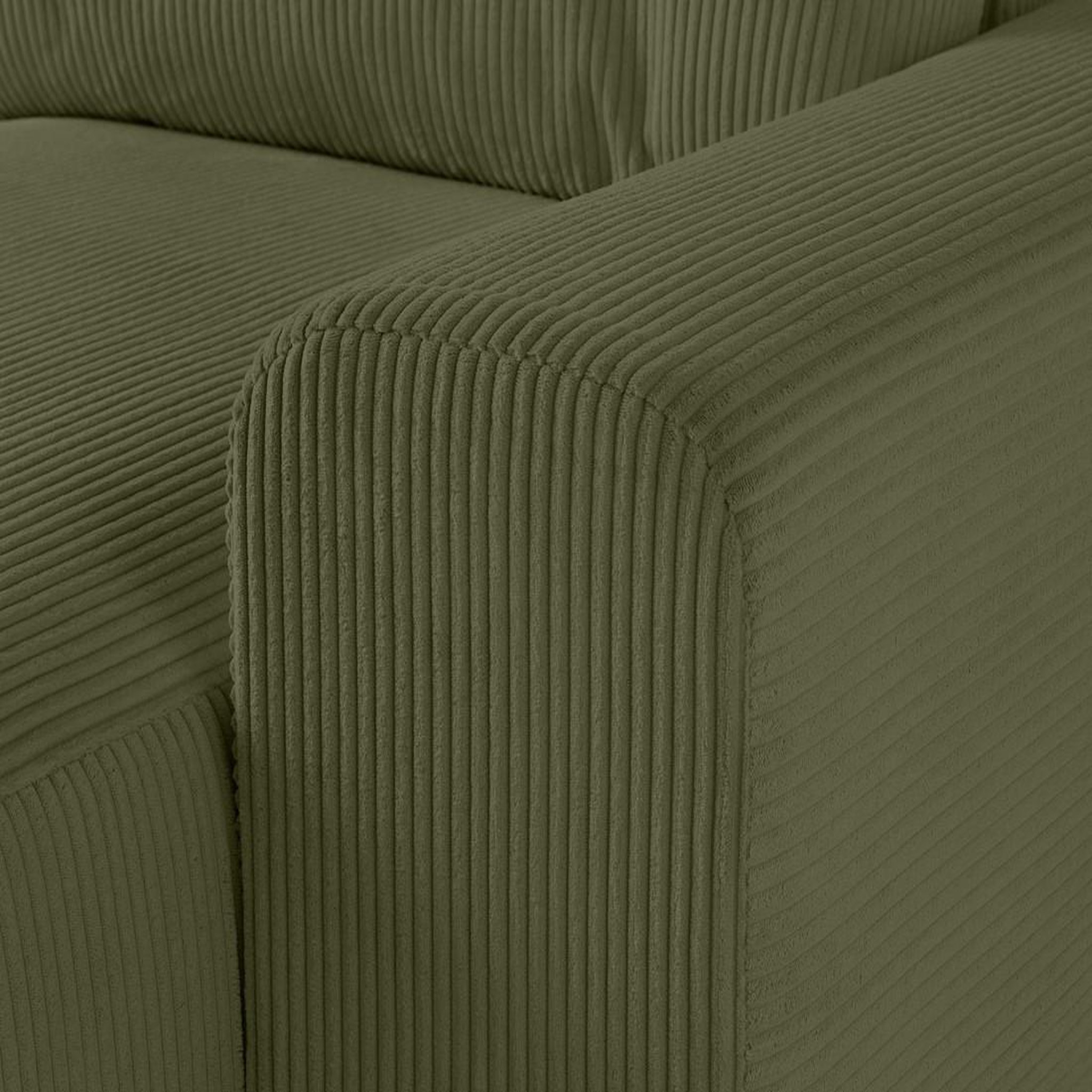 Voir la diapositive 5 : LISA DESIGN Garance - module d'assise méridienne droit - en velours côtelé