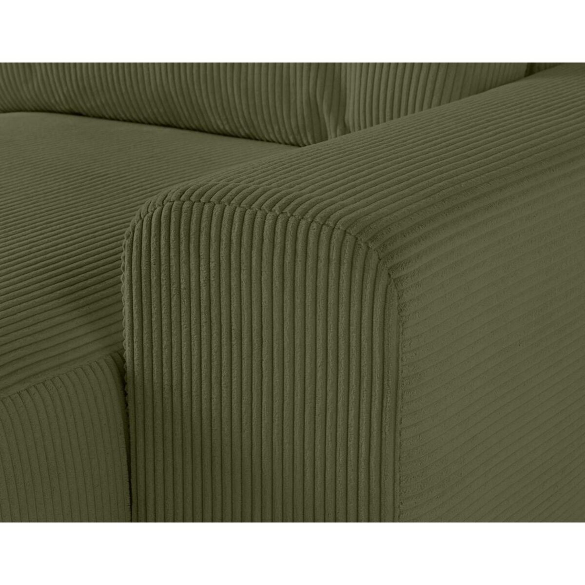 LISA DESIGN Garance - module d'assise méridienne droit - en velours côtelé