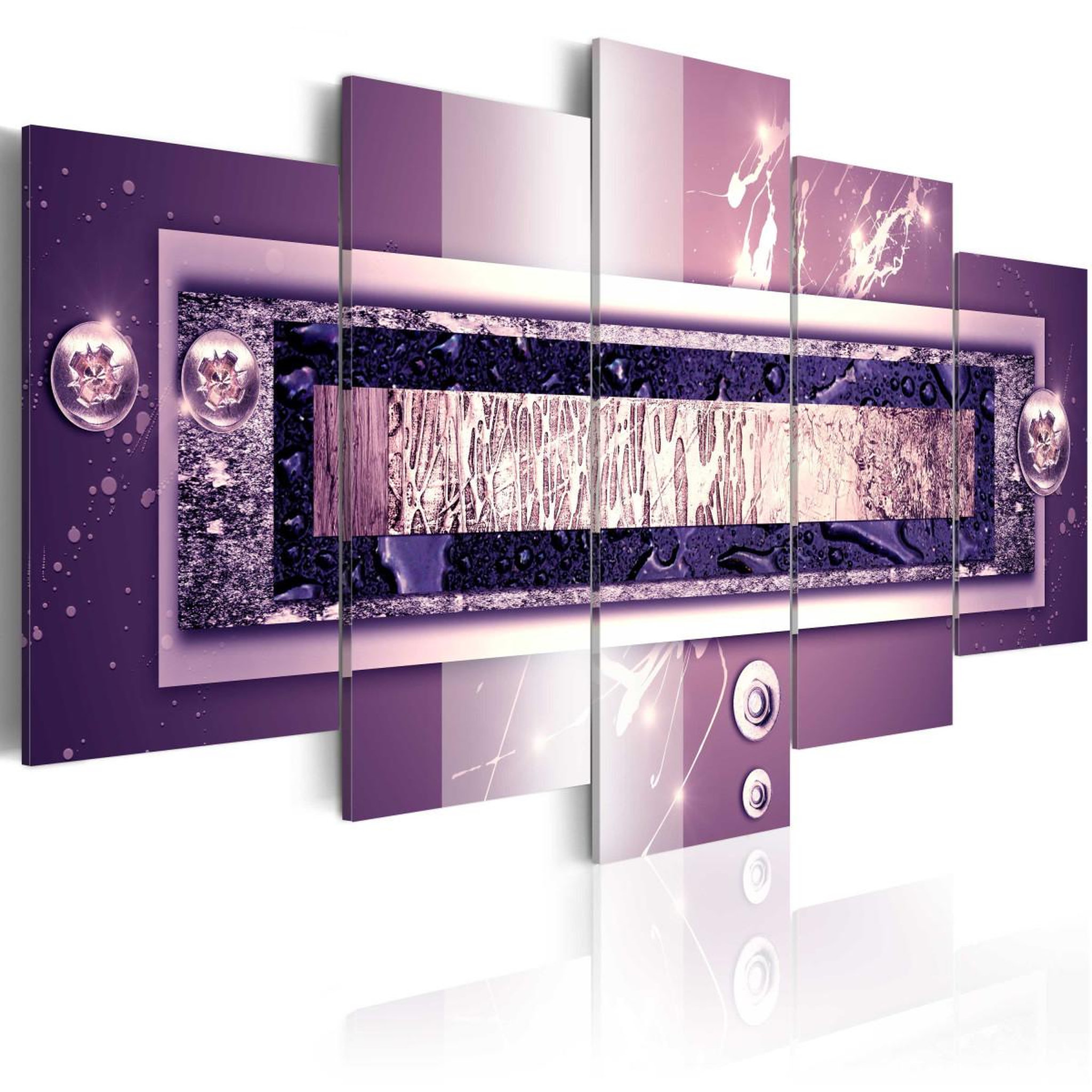 Voir la diapositive 1 : Paris Prix Tableau Imprimé  Purple Cascade