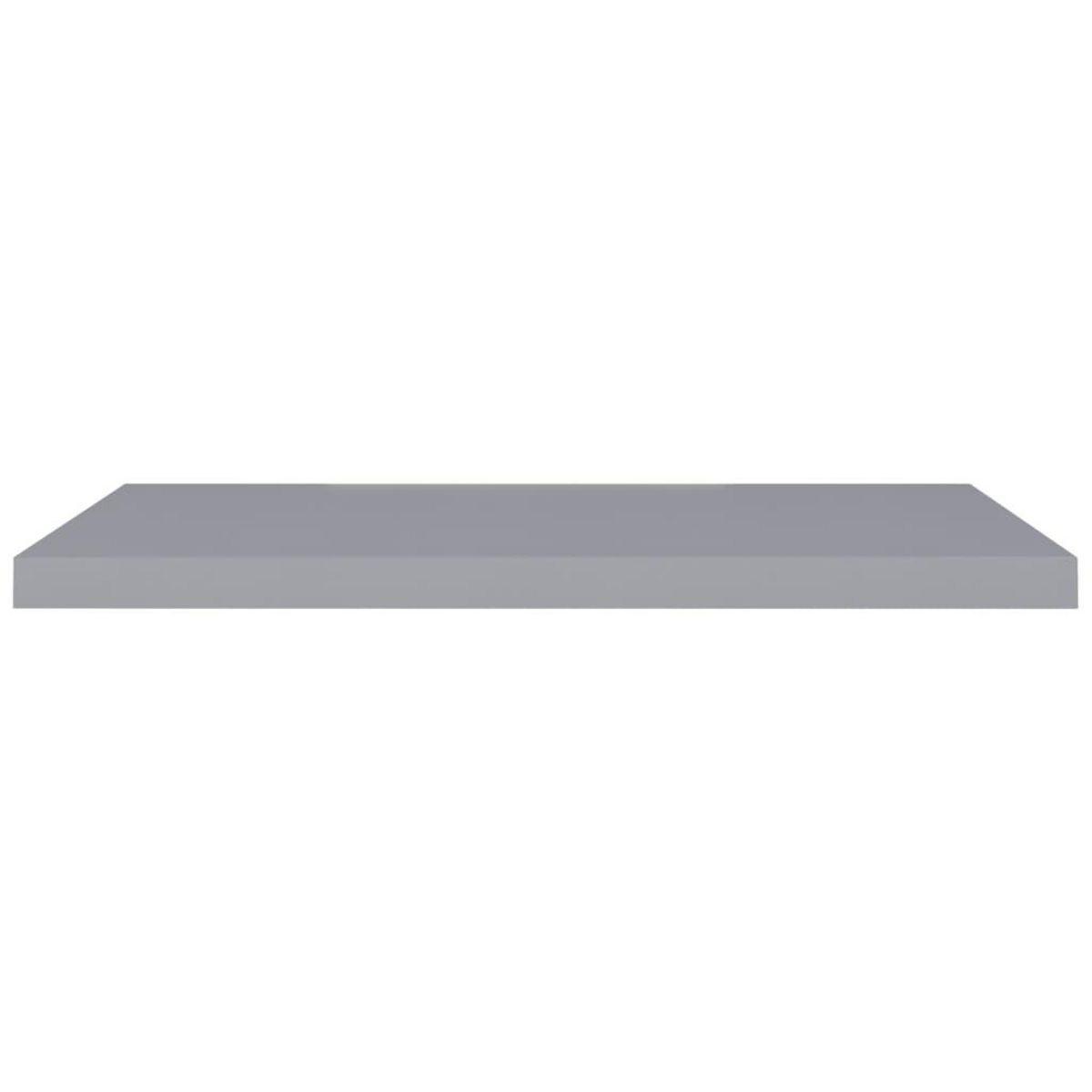 VIDAXL Etageres murales flottantes 2 pcs gris 90x23,5x3,8 cm MDF